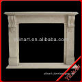 marble fireplace mantel,artificial marble fireplace mantel,cheap marble fireplace YL-B047
